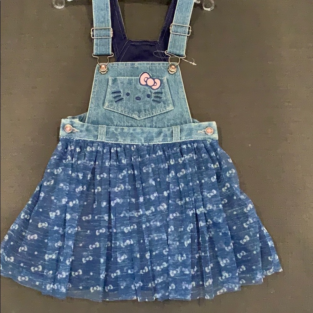 Hello kitty denim tutu dress